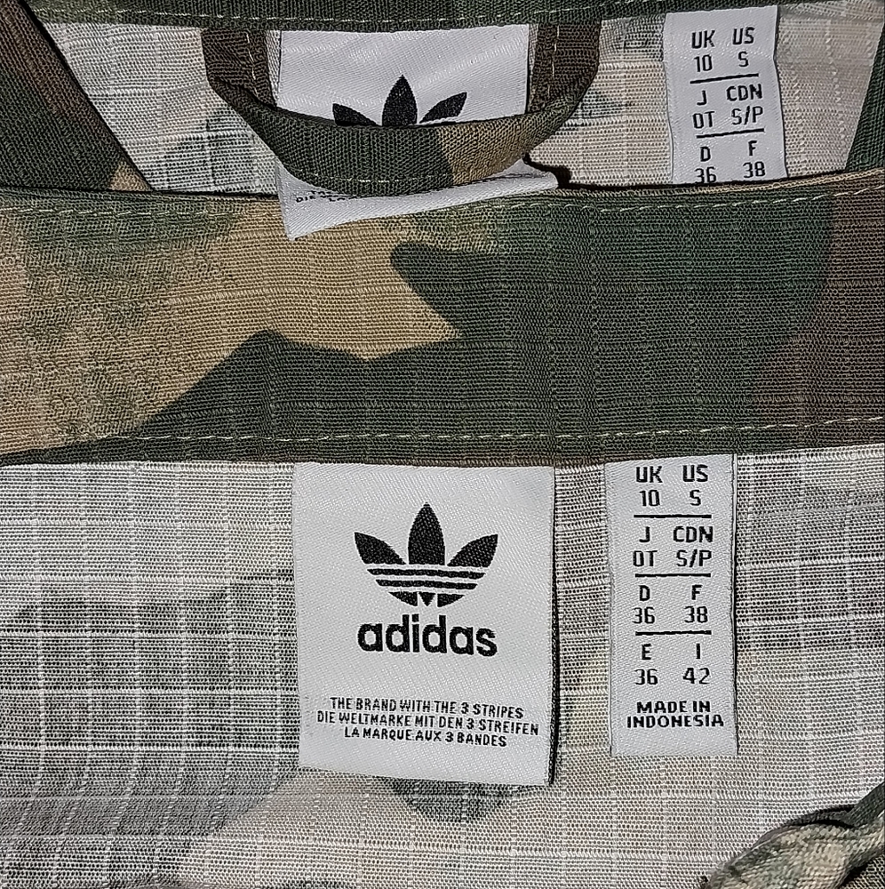 Adidas Camo Skirt Jacket Shirt Set - Picture 13 of 15
